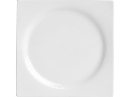 Porland Zen Beyaz Düz Tabak 18x18cm